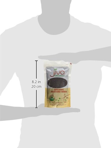 Jiva Organics Organic Black Mustard Seeds 7oz - Non-GMO, Gluten Free, Pungent & Aromatic Spice - 100% Raw & Natural - Image 11