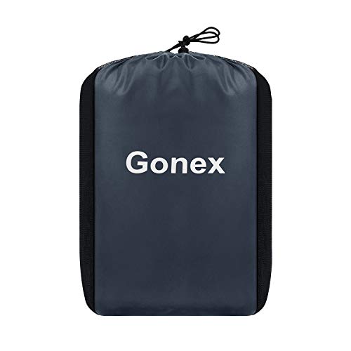 Gonex 60L Water Repellent Duffel Bag Backpack Outdoor Heavy Duty Duffle Bag with backpack straps for Hiking Camping Travelling Cycling for Men Women Dark Blue