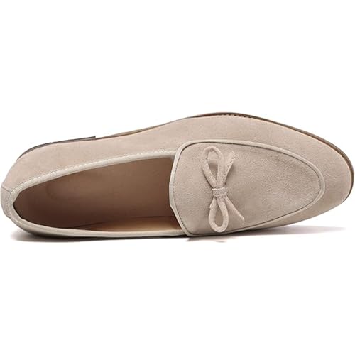 Men's Casual Bow Slip-On Driving Penny Loafers3