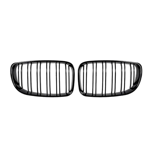 Rejillas frontales para reparar paragolpes de BMW Serie 1 E81 E82 E87 E88 negro brillante