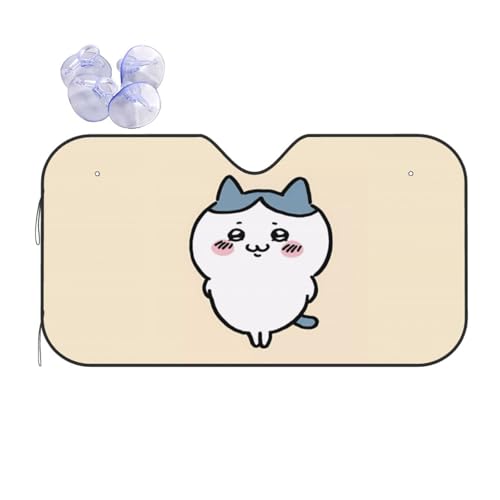 サンシェード 車 フロント 車用サンシェード かわいい ちいかわ8 断熱 遮光 折りたたみ 紫外線対策 Uvカット 車用フロントシェード 車用品 高温隔離 四季対応 M