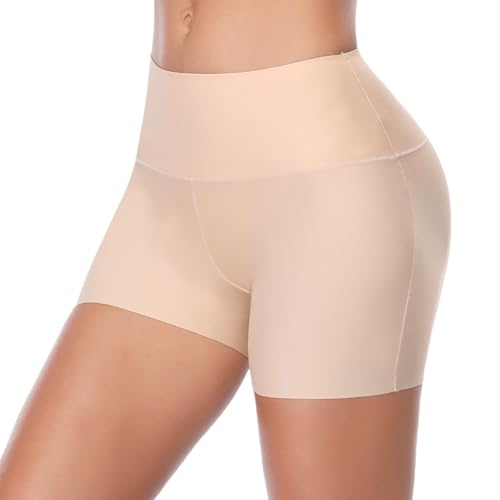 Joyshaper Damen Unterhose Unter Rock Kurz Hose Yoga Shorts Boxershorts Nahtlose Boyshort Miederhose Unter Rock Kleid Hose oder Zuhause Beige M Joyshaper Damen Unterhose Unter Rock Kurz Hose Yoga Shorts Boxershorts Nahtlose Boyshort Miederhose Unter Rock Kleid Hose oder Zuhause Beige M