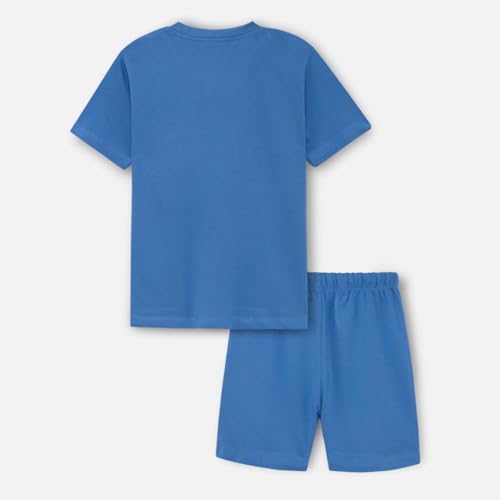 Image of Nap Chief Kids Cotton Naruto Print Co-Ord Set for Boys & Girls | Half Sleeve T-Shirt & Shorts Set | Soft Casual Summer Wear