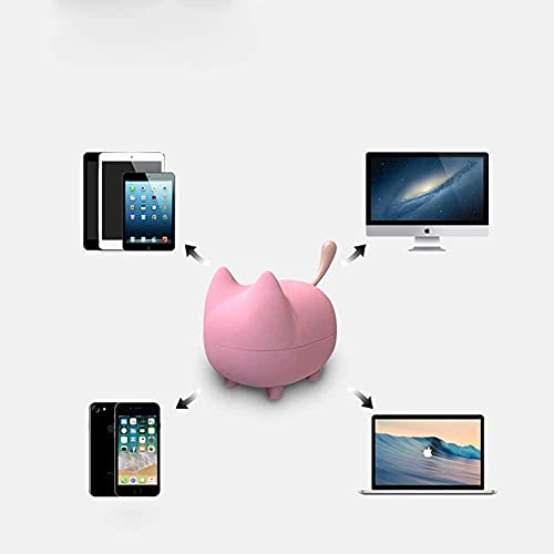 Mini enceinte bluetooth chat portable et sans fil avec système audio à opération simple