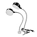 VHVWMBAV LED Machine Tool Light 12W 110-220V 24-36V Flexible L40cm Gooseneck Clip Magnetic Base Lamp Industrial Bright Garage Light(Switch Magnetic)