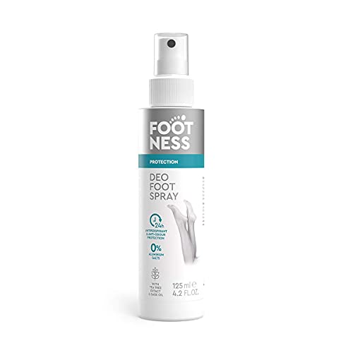 FOOTNESS Deo Foot Spray - Proven 24h Anti-Perspiration Effect. Deodorizes and refreshes. (125 ml)