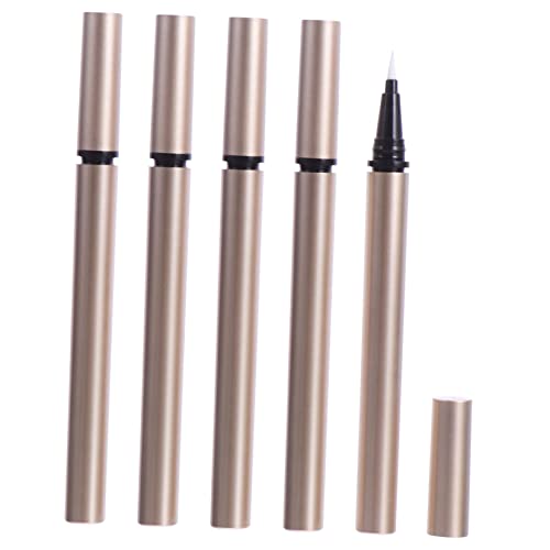 ARTSEWPLY 5 piezas Tubo Rellenable de Delineador Líquido para Maquillaje DIY Diseño Ligero Fugas para Principiantes y Almacenamiento Práctico para Eyeliner y Aceites de Uñas