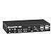 Black Box KVM Switch - UHD 4K DH HDMI/DP USB 3.2 Gen 1 USB C Audio 2PT