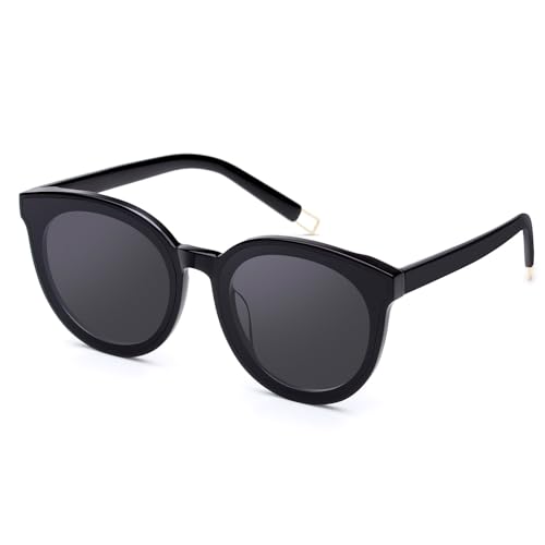 COLOSSEIN Oversized Sunglasses Womens Men, Anti-Blue Ray Nylon Lens UV400 protect