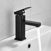 YYTECH Grifo de Baño Llave de Lavabo Armadura Negro…