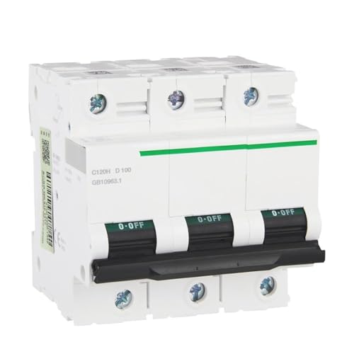 Disjoncteur C120H 3P courbe D 100A pour tableau électrique 400V et réseau industriel
