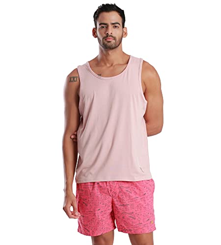 FREECULTR Men's Modal Boxer Shorts (Pack of 2) (FC-PRNT-BXR-YLW-PNK-02_M_Yellow & Pink_M)