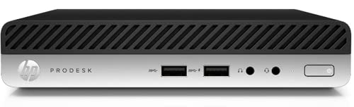 Hp Prodesk 400 G4 Desktop Computer - Intel Core I5 (8Th Gen) I5-8500T 2.10 Ghz - 8 Gb Ddr4 Sdram - 256 Gb Ssd - Windows 10 Pro Wifi Ac Desktop Mini (Dm) (Renewed) #TOP16