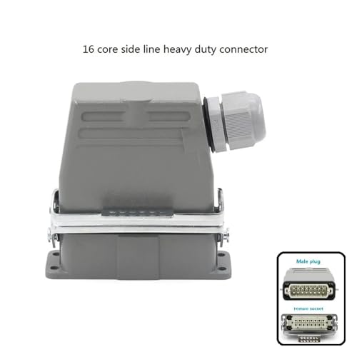 Conector impermeable resistente 250V 16A HDC-HA-010/016 miniatura 2