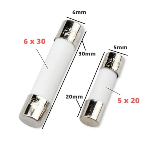 Fusible de cerámica de 20A y 6x30mm para la protección eficaz de circuitos eléctricos 2