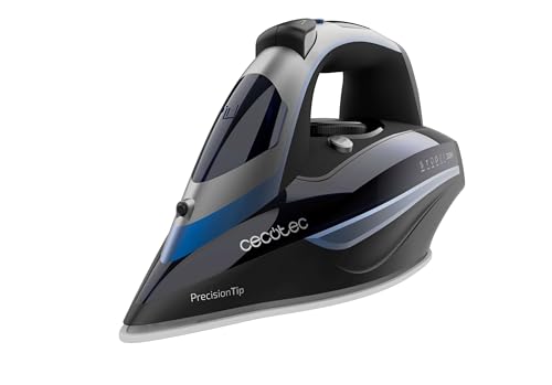 Cecotec Plancha Horizontal con Bomba IronHero 3200 i-Pump. 3200 W, Tecnología Power Steam, Golpe de Vapor 285 g/min, Suela Turbo Anodized Pro, Sistema Antigoteo, Cyclo Clean, Auto Off