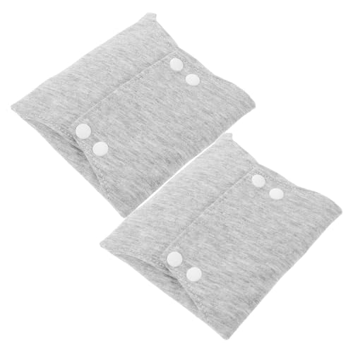 GANAZONO Compresas Absorbentes Posparto 2 Unidades 22X28 CM Algodón Gris Ultrafinas para Uso Posnatal y Control de Incontinencia Femenina, Lavables