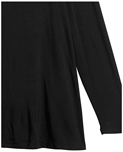 Amazon Essentials Women's Jersey Long-Sleeve Mock Neck Swing Tunic (Previously Daily Ritual), Black, Small #TOP4