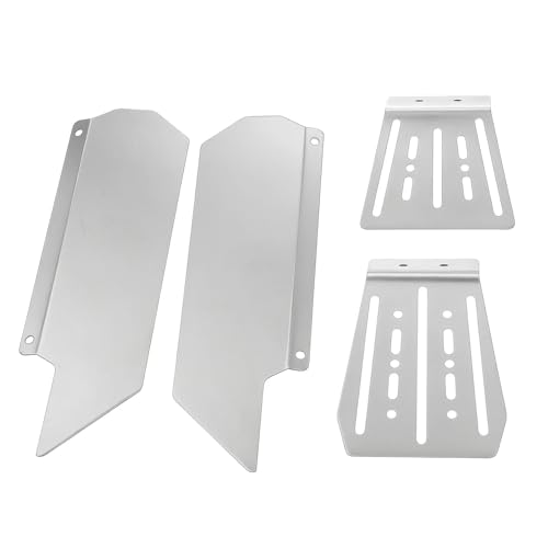 Mise niveau Udirc GR M12 : plaque de protection châssis en acier inoxydable pour voiture RC