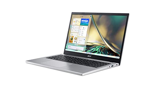 Acer Aspire 3 (A315-510P-39UW) Laptop | 15, 6" FHD Display | Intel Core i3-N305 | 8 GB RAM | 256 GB SSD | Intel UHD-Grafik | Windows 11 | QWERTZ Tastatur | Silber – Bild 5