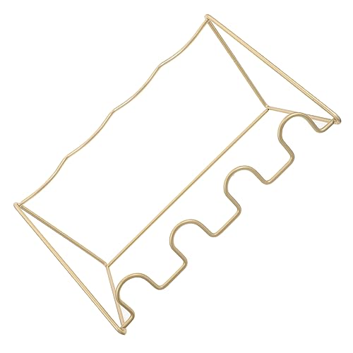 Soporte metálico para botella de vino para mesa miniatura 1