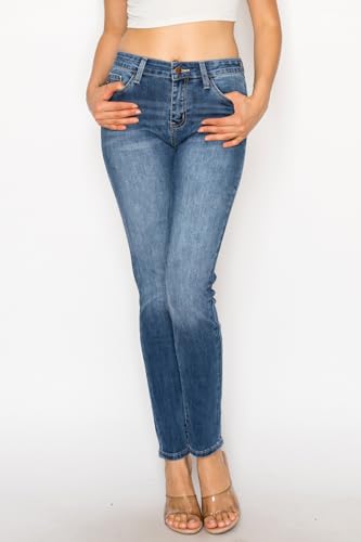 Skinny Jeans for Women Low Rise Stretchy Classic Slimming Jeggings Denim Trousers Pants3