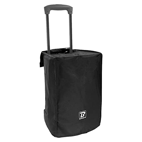 BoomToneDJ, Housse de transport pour sono portable Traveler 12 VHF, Valise Souple, Sacoche Antichoc Sonorisation, Couleur Noire, emplacement pour micros et câbles.