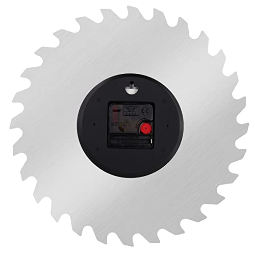 Cigera 12 Inch Metal Wall Clock With Circular Saw Blade Dial, Handsaw And Hammer Pointer,Great Decor For Home,Workshop And Man Cave #TOP3