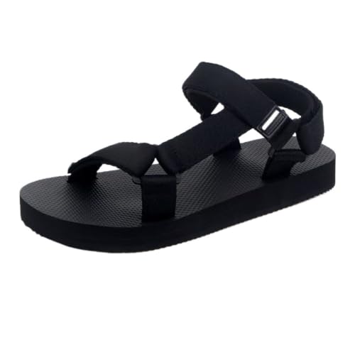 Sandalias unisex con correa ajustable, suela gruesa, antideslizantes, zapatillas de playa, calzado informal verano, cojín suave, puntera abierta, for hombres, mujeres