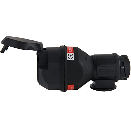 kitletsuit Anhänger Adapter 12V 13 auf 13 polig Anhängersteckdose, LED-Beleuchtungsadapter 13 polig