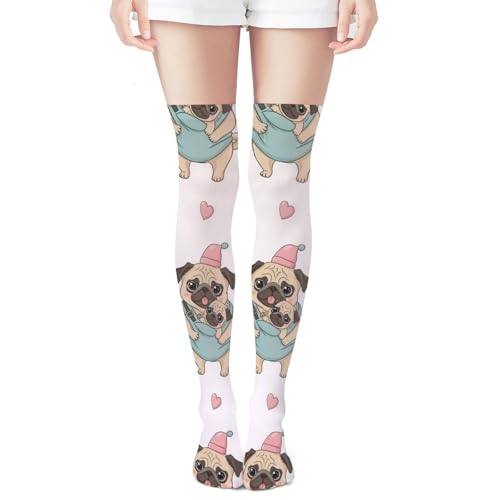 Women Girls Casual Cushioned Crew Socks for Home, Basketball, Hunting