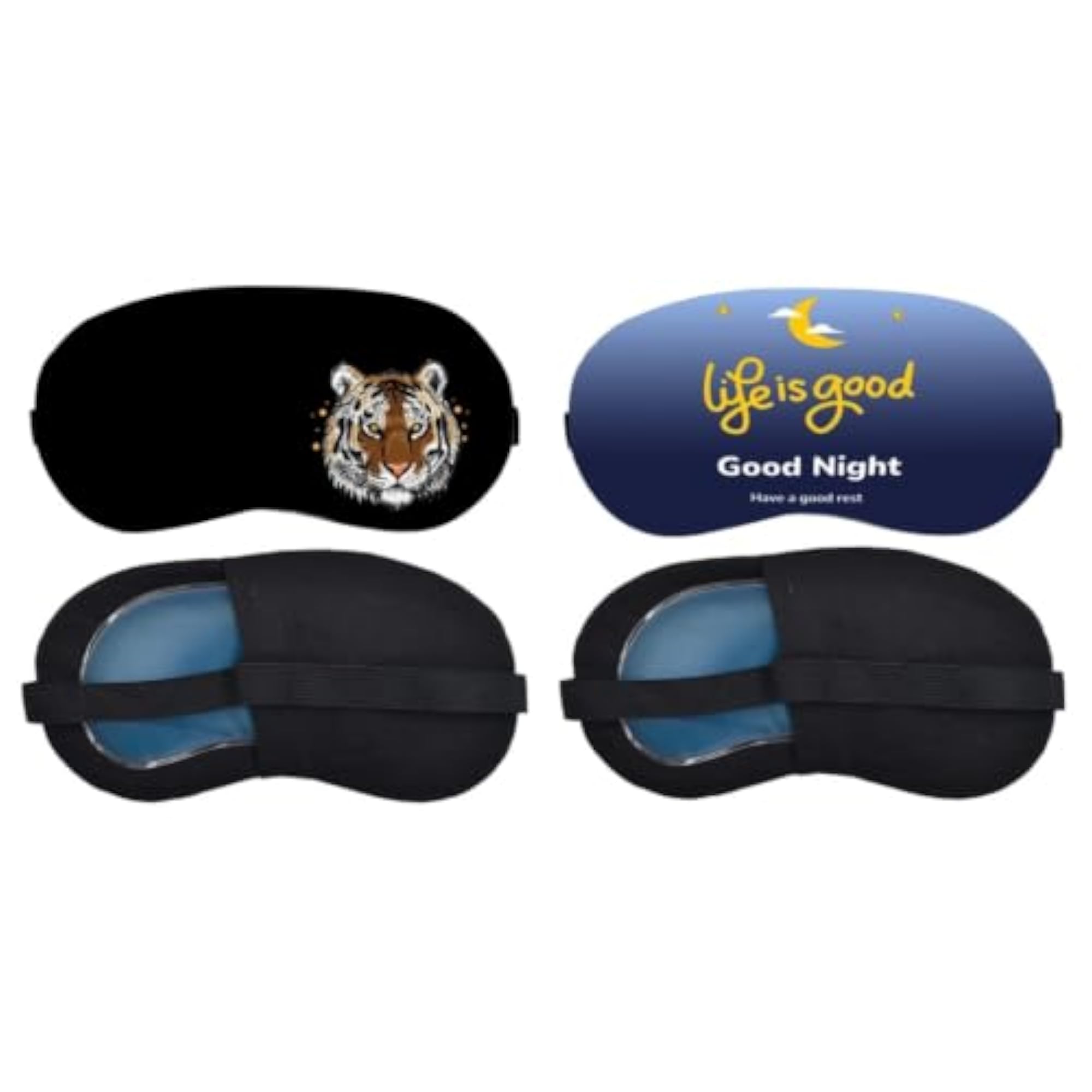 Light-Blocking Eye Cover for Sleeping, Reusable Blindfold