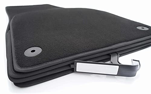 Tapis de sol pour skoda octavia 5E/iII (toutes)/scout original tapis velours qualité de 4 x noir