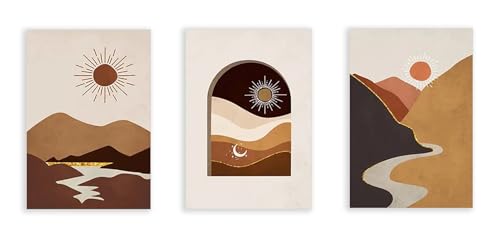 Paysage bohème et graphisme scandinave pour une ambiance sereine