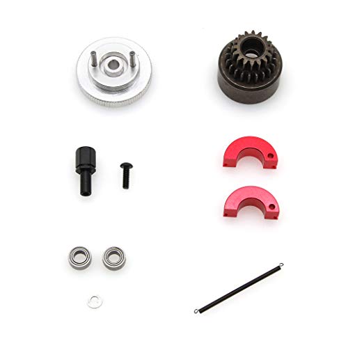 YU-NIYUT 1Set Flywheel Clutch Bell 16T 21T Shoes Spring Ball Bearings Nitro Engine Parts RC Vehicle Modification Fun for Adults and Kids