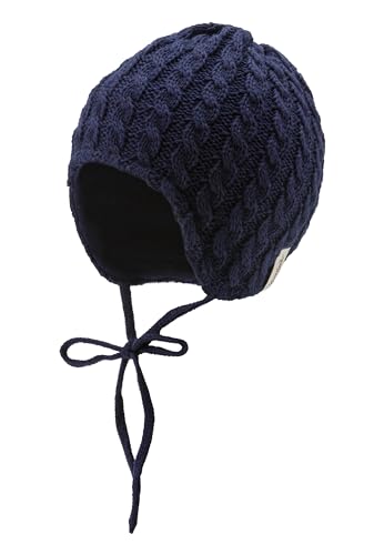 Bonnet en tricot torsadé Sterntaler idéal pour les balades d'hiver