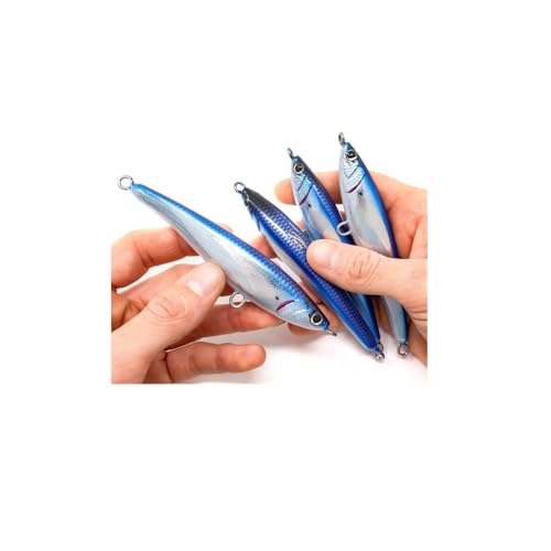 Leurre Jack Fin Pelagus 140-S bleu clair argent par Marlin Blue