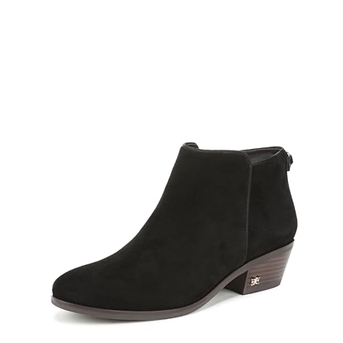 Sam Edelman Women's Petty Ankle Boot Black Suede 8 M