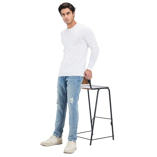 Image of Spykar Men's Ricardo Comfort Fit Mid Rise Casual Jeans