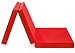 Produktbild Badenia Trendline faltbare Gästematratze, mit Mikrofaserbezug, 196 x 65 cm Liegefläche, rot