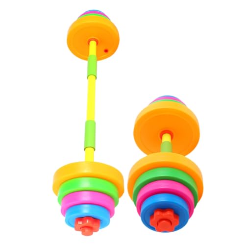 Anneome 1Juego Mancuernas y Barra Ajustables Para Gimnasio Para Ejercicio Conjunto Para Coordinación y Actividades Físicas