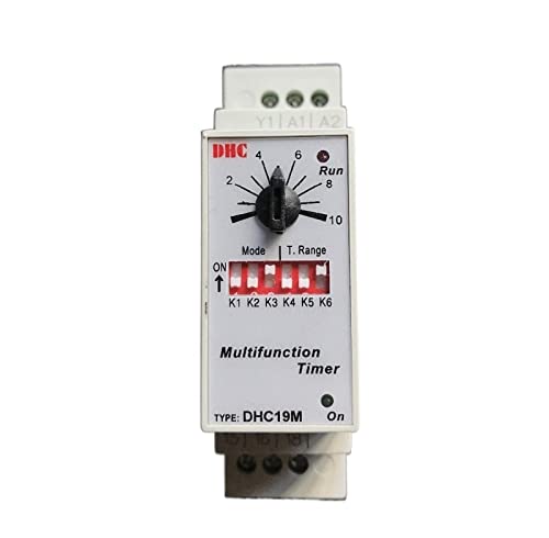 Relais temporisé multifonction AC/DC 24-240V DHC19-M pour tableau électrique