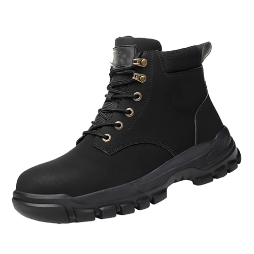 Botas impermeables para hombre, botines para hombre, vaquero, botas de desierto, botas de otoño, caña media, zapatos casuales, trekking, botas de combate, veganas, botas militares, zapatos de trabajo