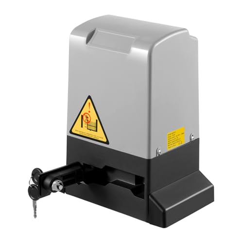 Actionneur de portail coulissant - Avec 2 télécommandes et 6