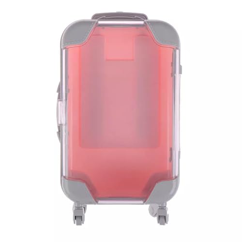 Image of Mini Trolley Storage Box for Eyelashes & Beauty Essentials | Cute Suitcase Style Mini Organizer | Portable Makeup, Lash & Hangover Kit Case for Girls & Travel Use (Mixof6)