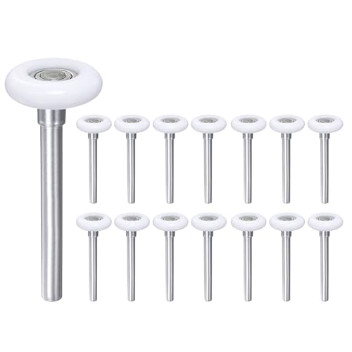 Rodillos de garaje de nailon blanco de 1.8 pulgadas y 11 rodamientos 2