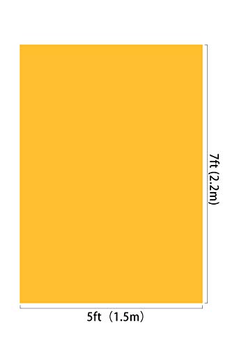 Kate Yellow Backdrop 1.5x2.2m/5x7ft Goose Yellow Collapsible Background Photo studio Photography Props Thick Soft Cloth for Newborn Baby Photo Shooting Skin-friendly - Image 3