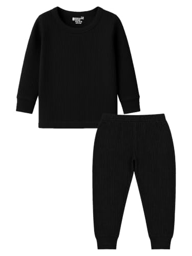 Image of Bodycare Insider Anti-Bacterial Solid Kids Thermal Top & Bottom Unisex Set