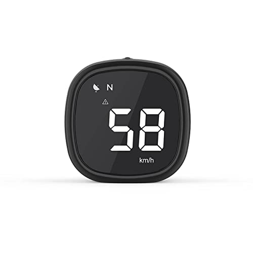 MR CARTOOL M30 Compteur de Vitesse GPS HUD de Voiture Universel 2.5' Affichage Tête Haute Numérique KMH/MPH, avec Alerte de Fatigue, Alerte de Vitesse, Boussole, pour Tous les Véhicules et Motos