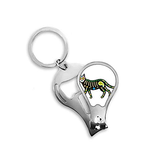 Coupe-ongles pieds rigides motif chat noir Halloween pour couper sans effort